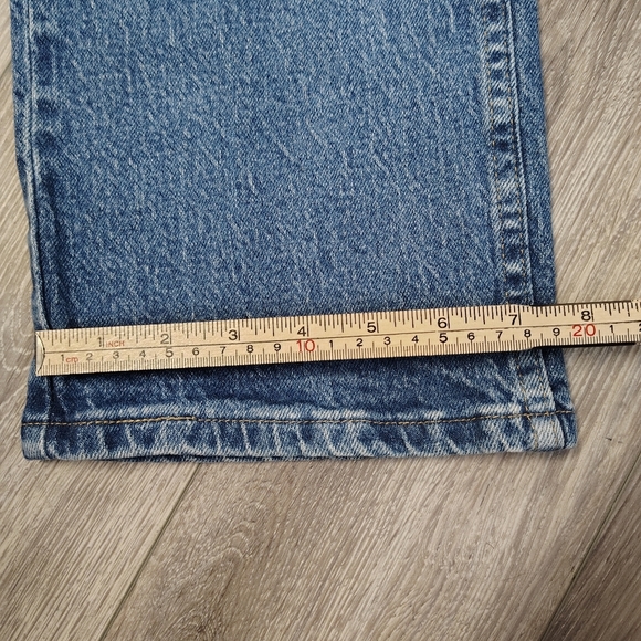 Wrangler Blue Straight Jeans Classic Denim - Picture 5 of 6